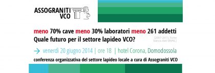 conferenza: Quale futuro per il settore lapideo VCO?