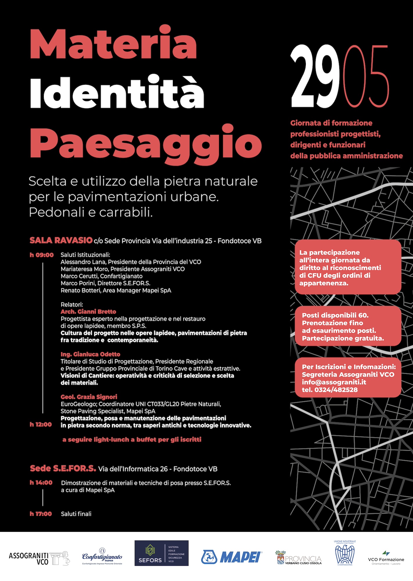 29 maggio 2024 – Materia, Identità, Paesaggio. Giornata di Formazione per professionisti progettisti, dirigenti e funzionari della pubblica amministrazione.